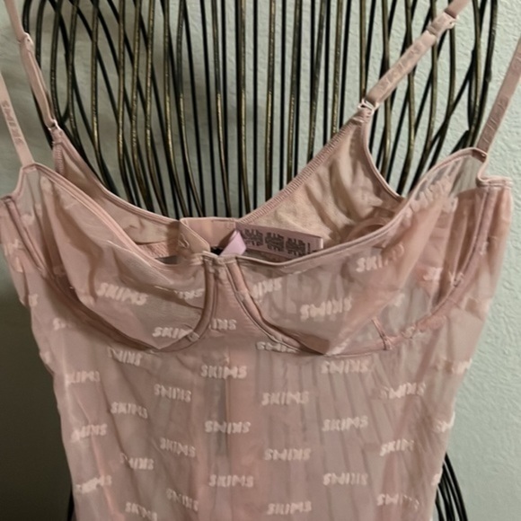 Skims Logo Velour, Shimmy Dress - Picture 5 of 12